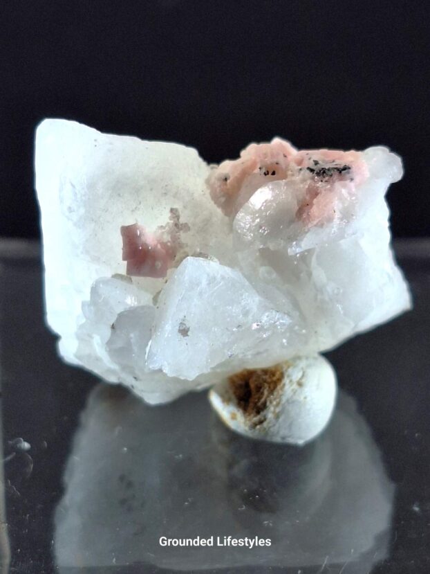 Rhodochrosite with Quartz – American Tunnel, Silverton, Colorado