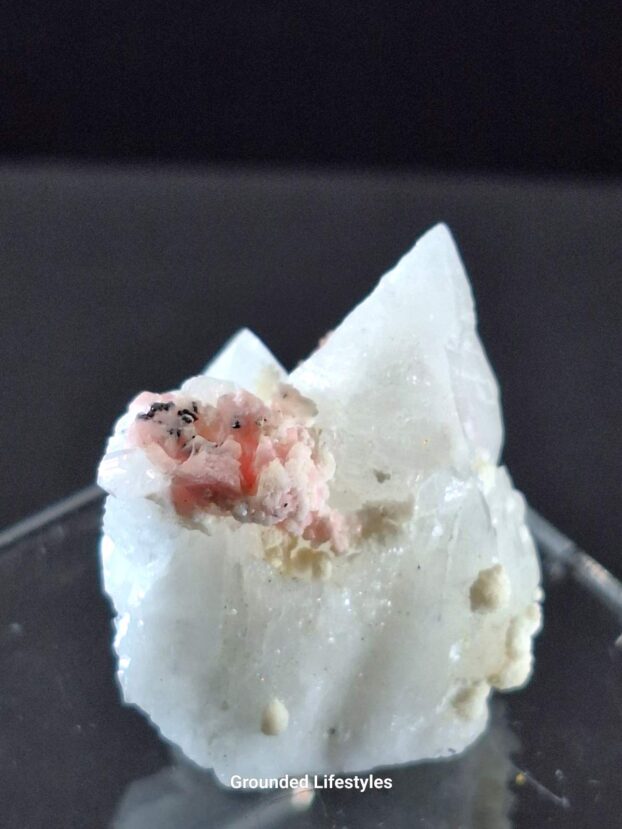 Rhodochrosite with Quartz – American Tunnel, Silverton, Colorado