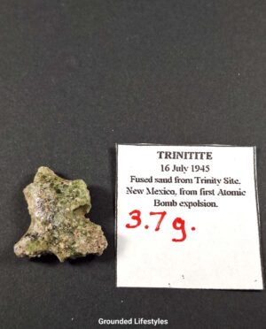 Trinitite 3.7 gram specimen New Mexico